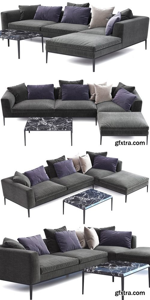 B and B Italia Michel sofa