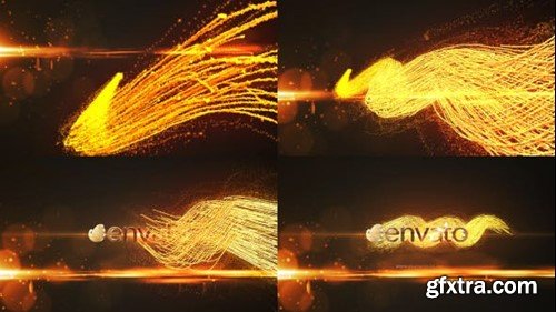 Videohive Glowing Particles Logo Reveal 22 : Golden Particles 06 19212503