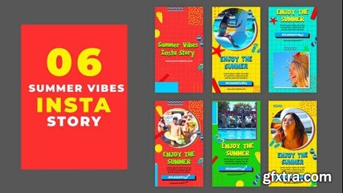 Videohive Enjoying Summer Vibes Instagram Story Pack 39215565