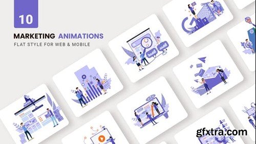 Videohive Business Marketing Animations - Flat Concept 39216768