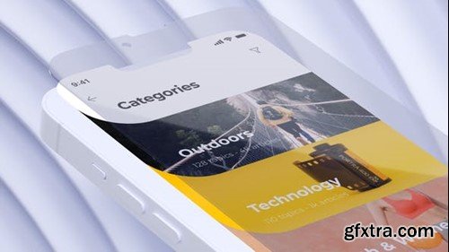 Videohive Animation Mockup - White Phone Promo 39211337