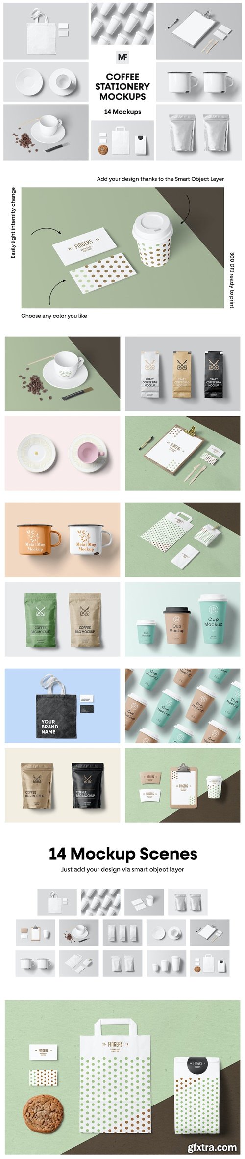 Coffee Stationery Mockups NQTLWZ2