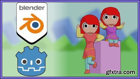 Designing  game characters for 2D &amp; 3D with Blender &amp;  Godot