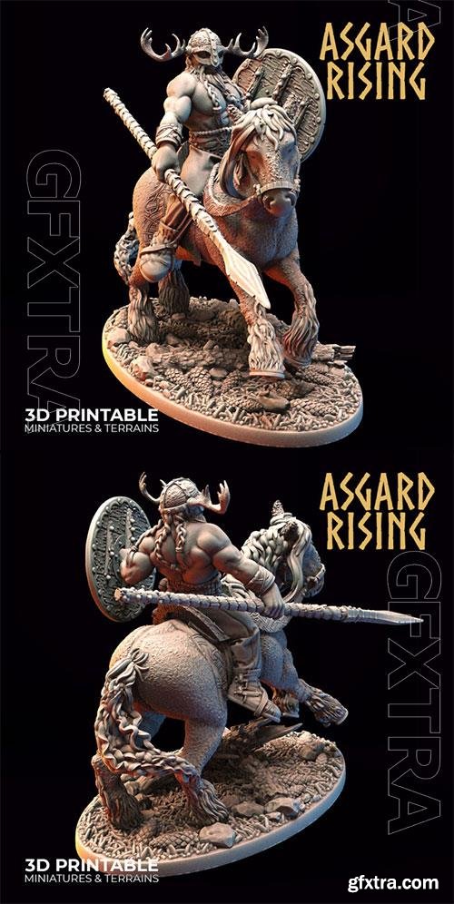 Asgard Rising - Viking Rider 2 3D Print