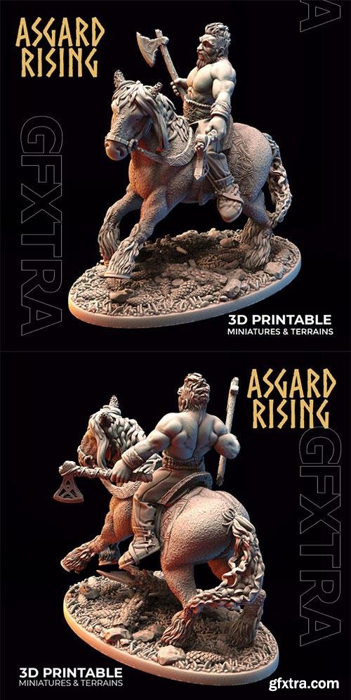 Asgard Rising - Viking Rider 5 3D Print