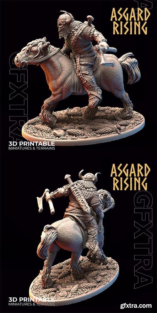 Asgard Rising - Viking Rider 3 3D Print