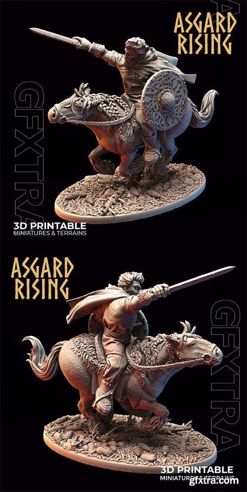 Asgard Rising - Viking Rider 1 3D Print