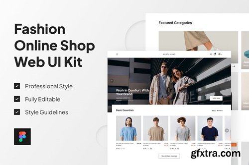 Fashion Retail Online Shop Website UI Kit YJRSX6T