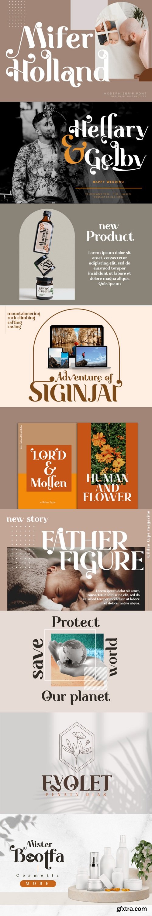 Mifer Holland Font