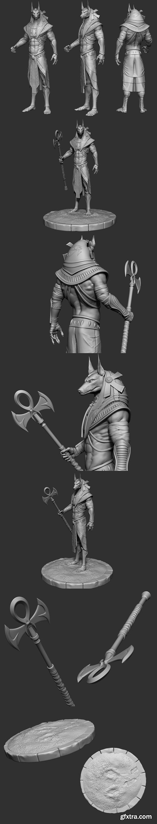 Anubis 3d model