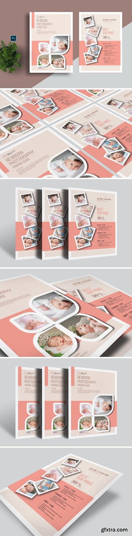 Newborn Photography Flyer BNBKR35