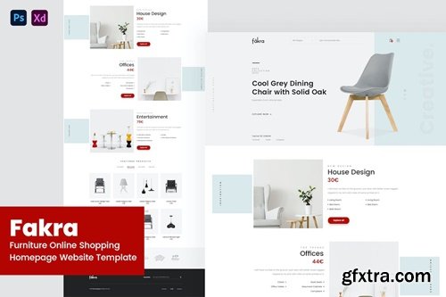 Fakra - Furniture Online Shopping Website Design D5PQJUW