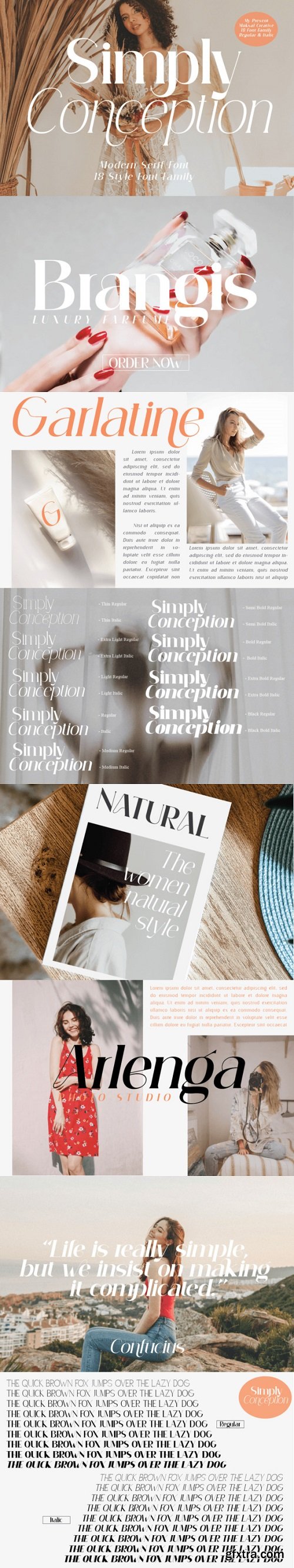 Simply Conception Font