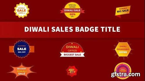 Videohive Indian Festival Diwali Sale Badge 39340280