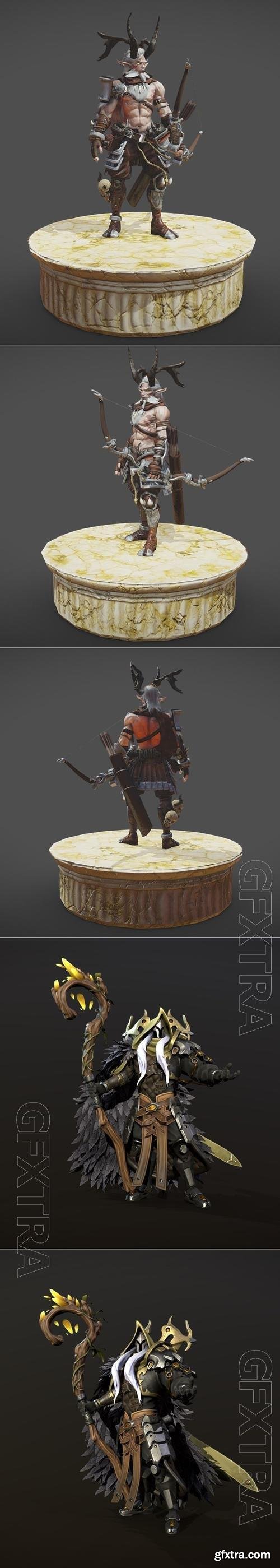 Demon Hunter and The Legend of King Arthur - Merlin 3D Print