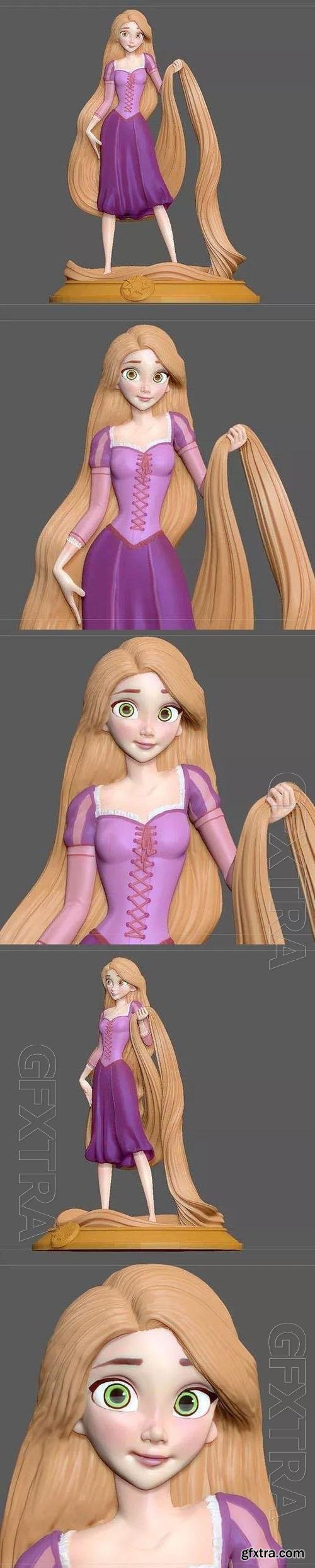 Rapunzel Princess 3D Print