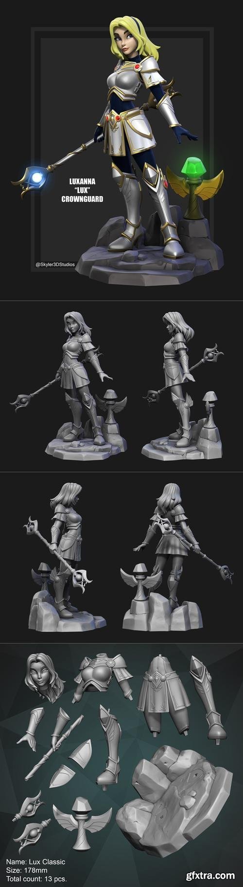 League of Legends Lux Classic – 3D Print Model