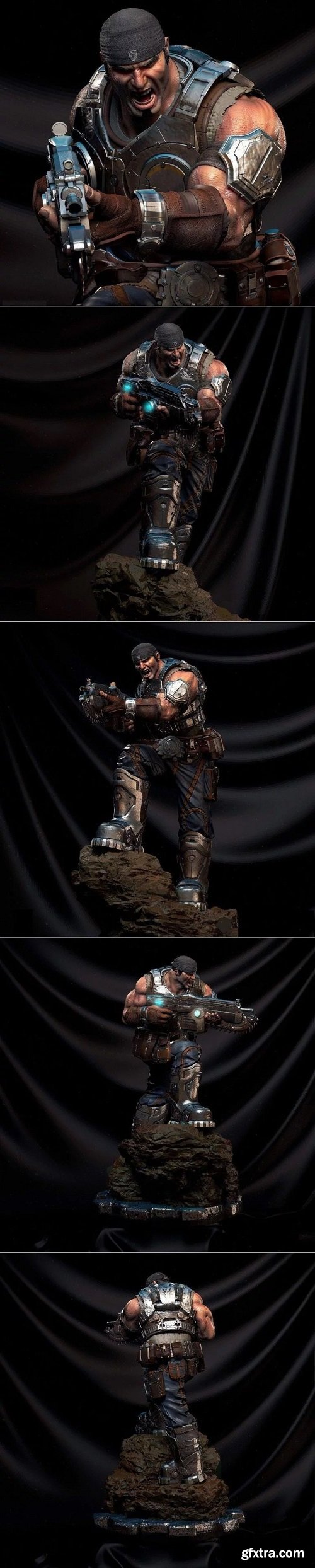 Marcus Fenix Gears of War – 3D Print Model