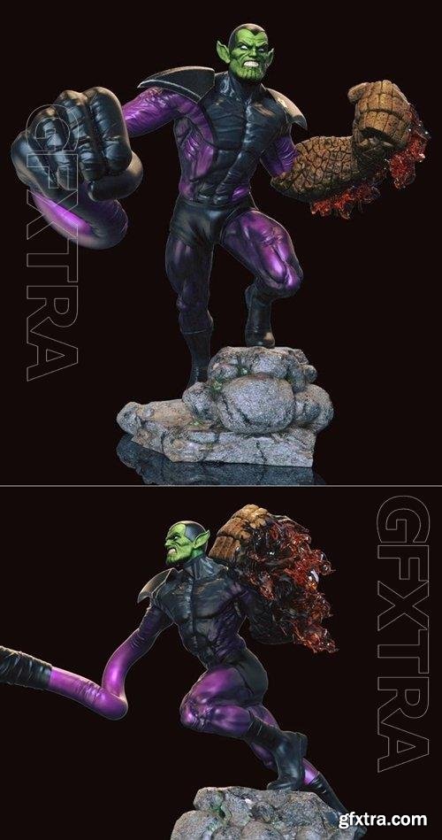 Super Skrull 3D Print