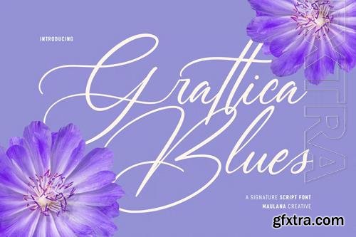 Grattica Blues Script Font OTF 