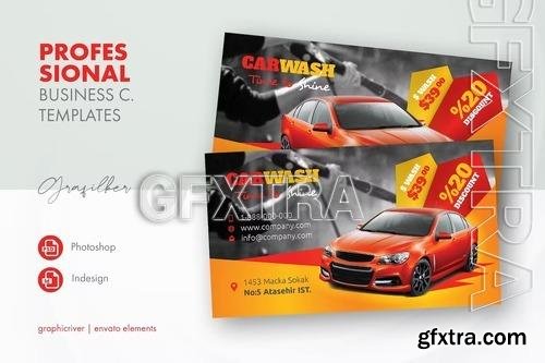 Car Wash Business Card Templates L89E7NM