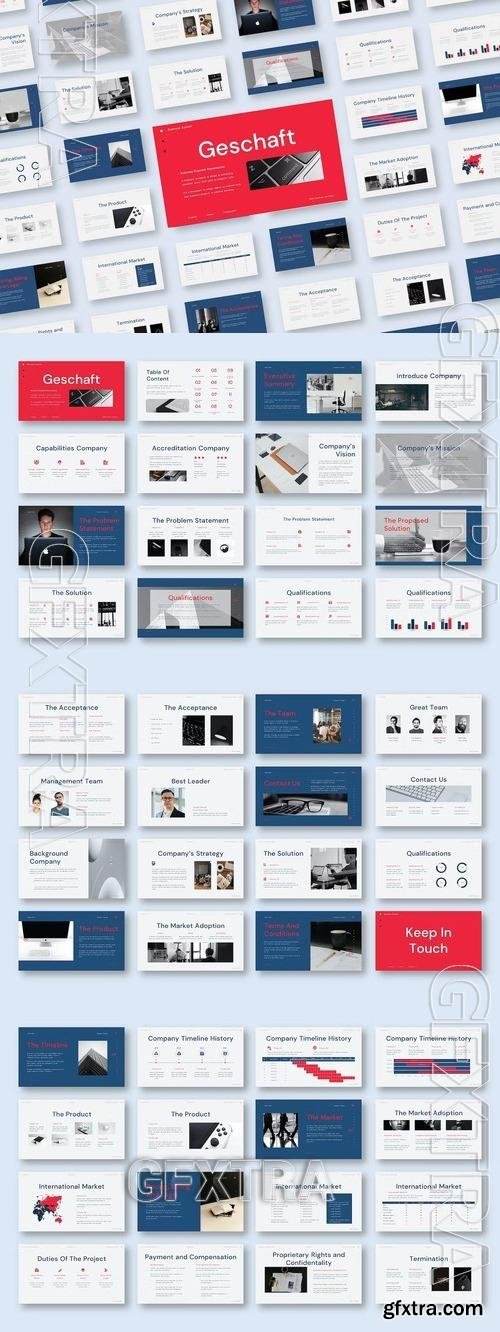 Clean Simple Business Proposal - Geschaft TNFXM99