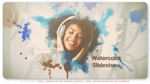 Videohive - Emotional Watercolor Slideshow - 39209456 - 39209456