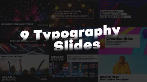 Videohive - Typography Slides | Premiere Pro - 39087691 - 39087691