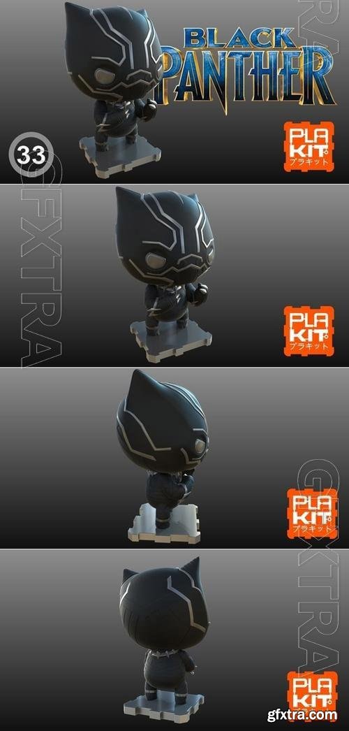 PlaKit Black Panther 3D Print » GFxtra