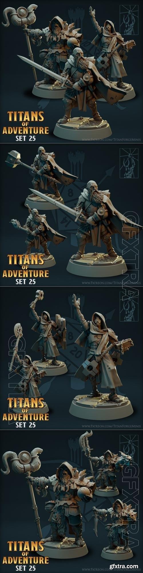 Titans of Adventure Set 25 3D Print