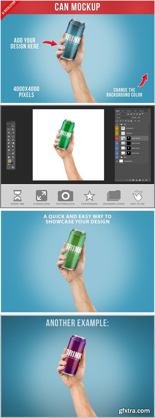 Can Mockup in Hand Template UZAFAEC