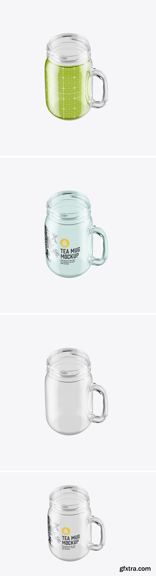 Clear Glass Mug Mockup ZKA8MFH