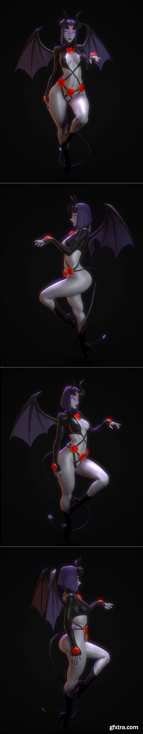 Succubus Raven – 3D Print Model