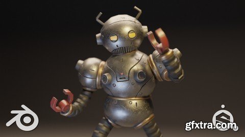 Retro Robot: 3D Game Art From Concept To Render