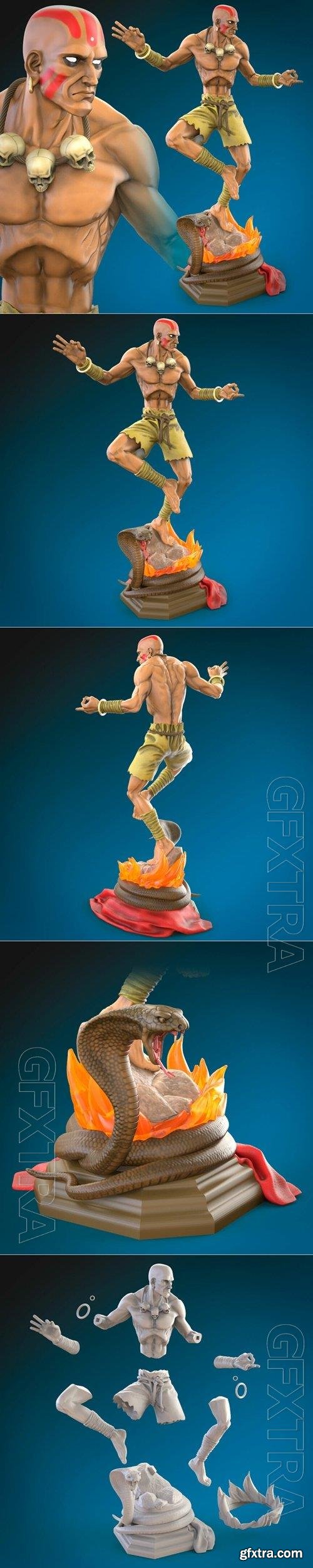 Dhalsim 3D Print