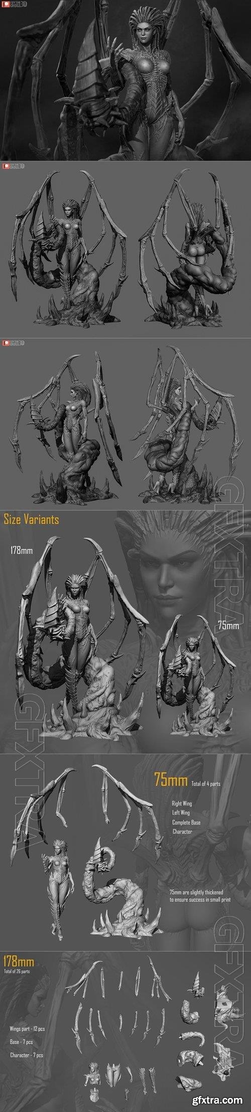 Sarah Kerrigan 3D Print