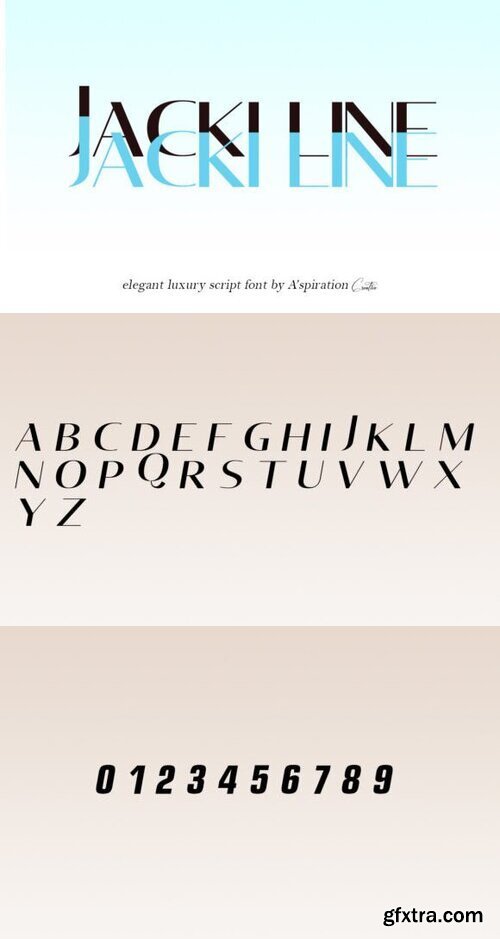 Jacki Line Font