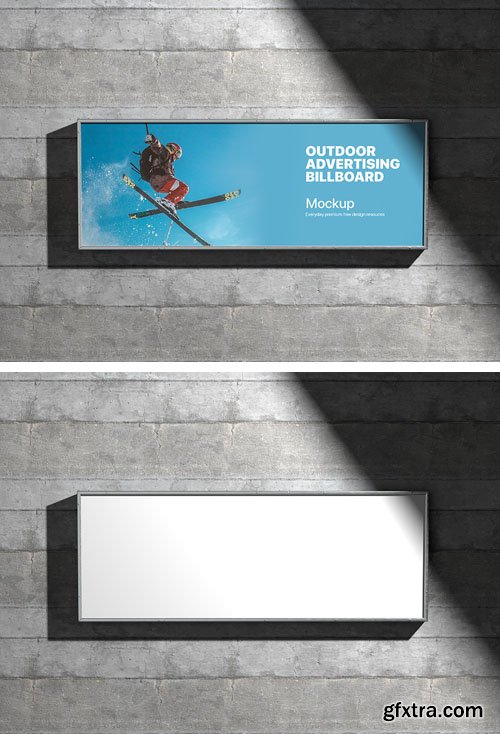 Advertising Billboard PSD Mockup Template