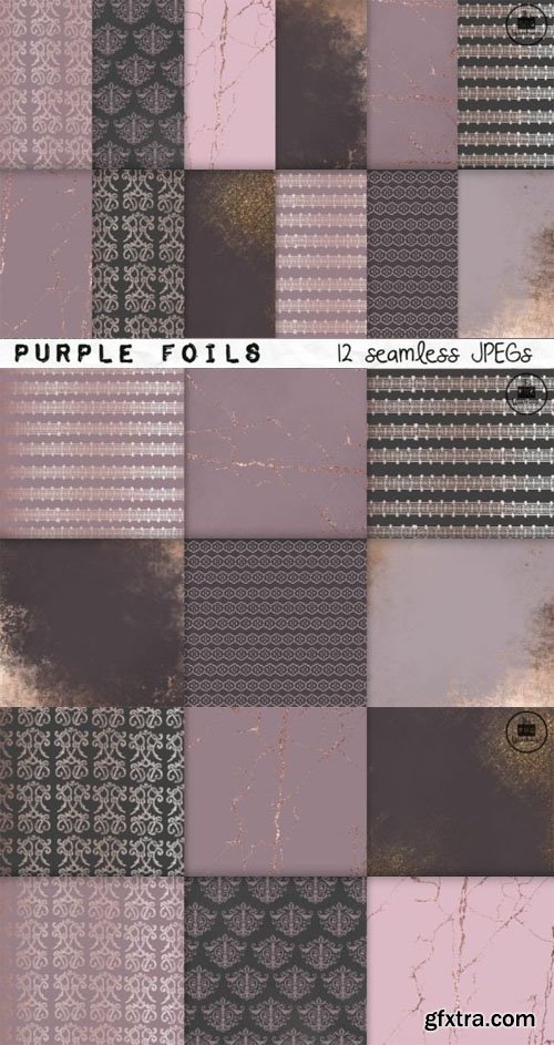 Purple Foils - 12 Textures Collection