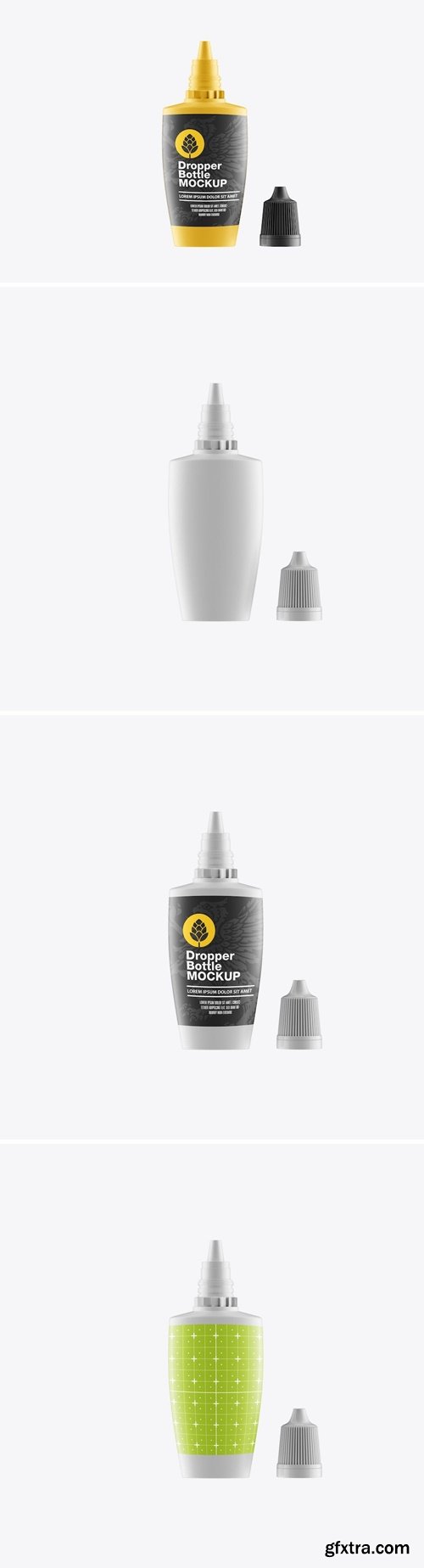 Plastic Dropper Bottle Mockup SRB5TLT