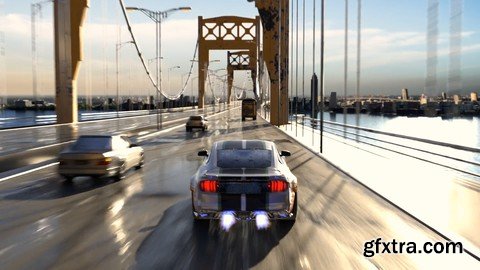 Make a Cinematic Car Chase Short Film Animation in Blender