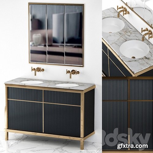 Art Deco Modern Bathroom