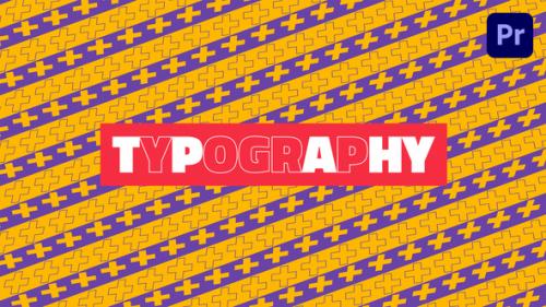 Videohive - Typography Intro | Premiere Pro - 39251069 - 39251069