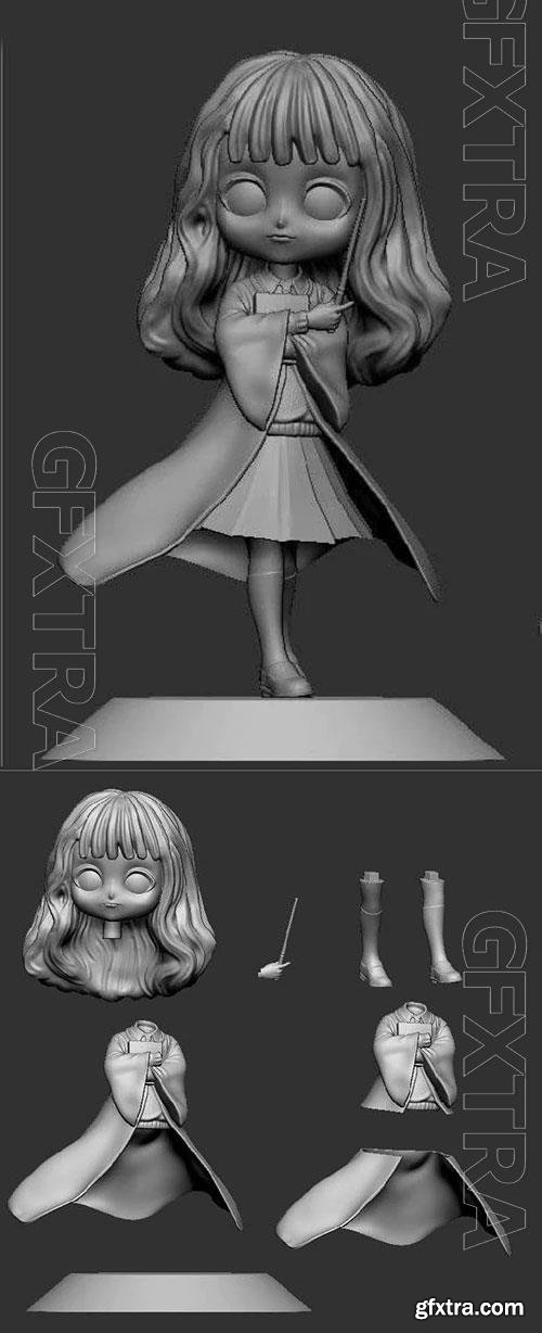 Hermione Granger Chibi 3D Print