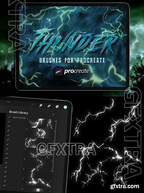 Dansdesign Thunder Brush Procreate UMDR8MJ