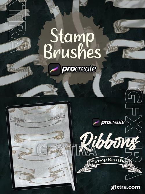 Dansdesign Ribbon Brush Stamp Procreate FQJ9KTD