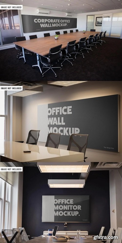 Office presentation mockup