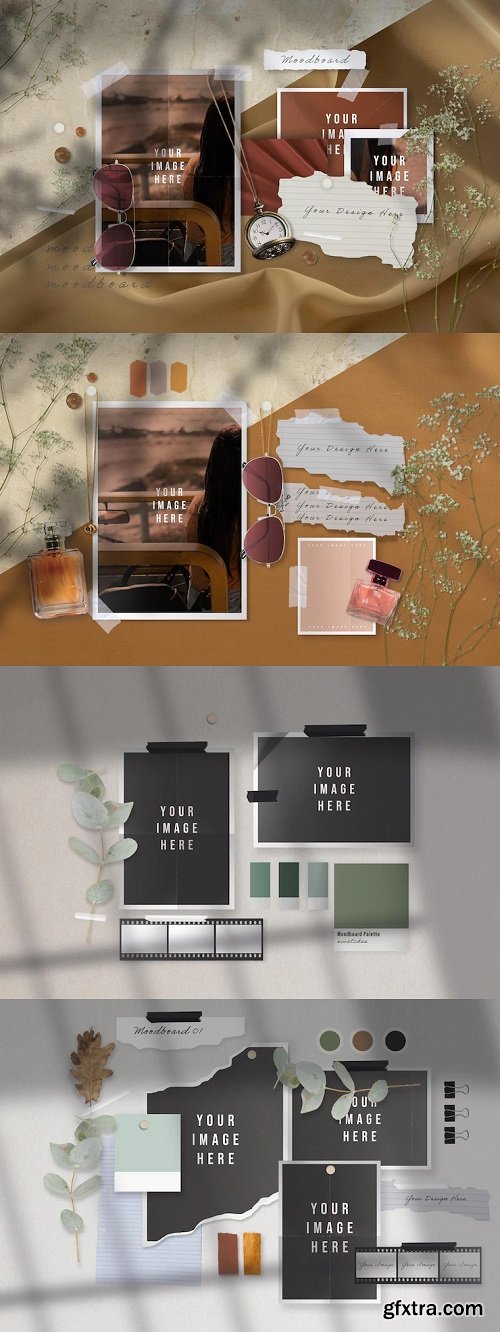 Moodboard mockup