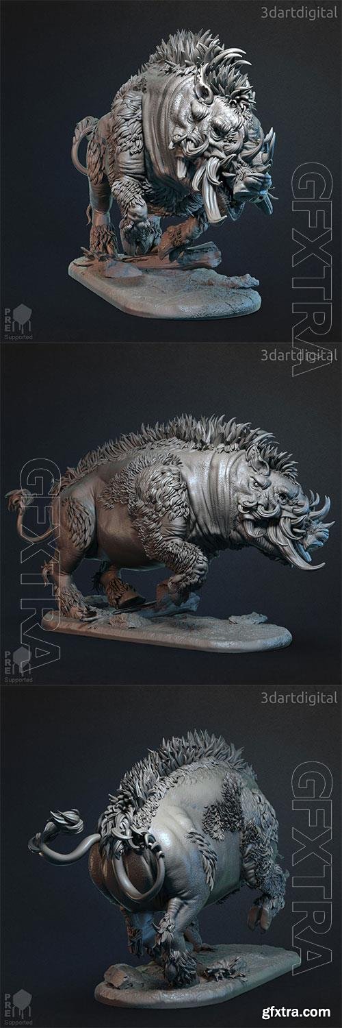 Dire Boar 3D Print