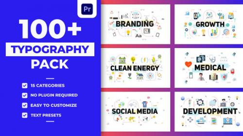 Videohive - 100 Typography Scenes │ Premiere Pro - 39238138 - 39238138